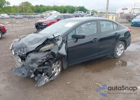 2014 Honda Civic Lx z USA, uszkodzony, nr VIN 19XFB2F59EE011533